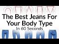 Best Jeans For Body Type? | What Denim Fits A Man Best | Jean Denims Visual Fit Guide Video