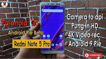 Paranoid Android 9 Pie Beta Custom Rom - Xiaomi Redmi Note 5 Pro Full Review