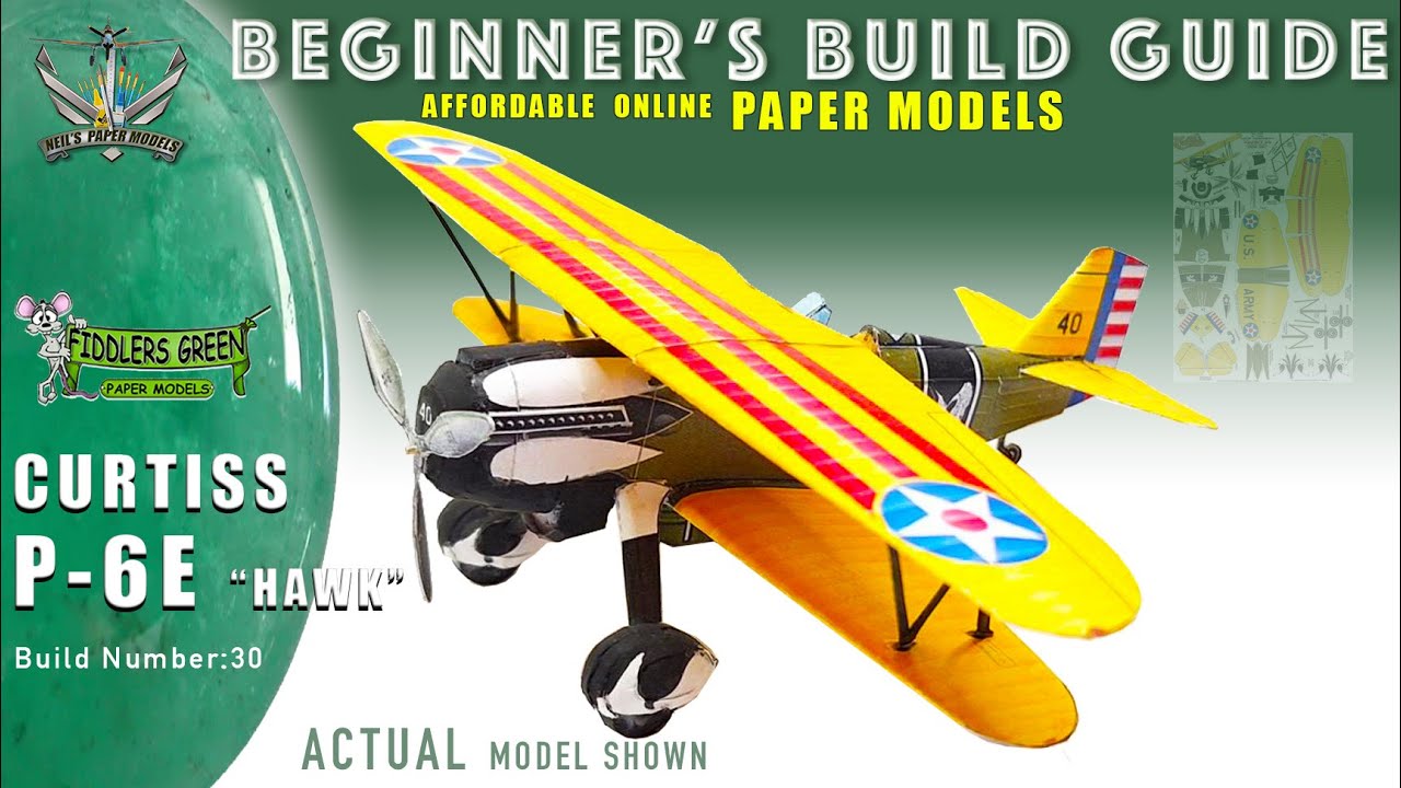 BEGINNERS GUIDE - HOW TO BUILD FIDDLERS GREEN MODEL P-6E HAWK - YouTube