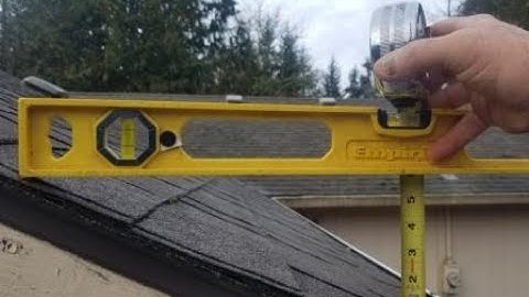 How to measure a roof for square footage.