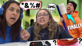 Mom's Deaf Prank Call! 😂 Chamoy Pickle Breath? Brush Teeth! (FV Family Random Vlog, Christmas Begin) screenshot 2