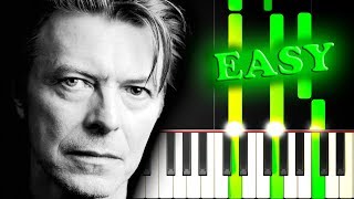 DAVID BOWIE - HEROES - Easy Piano Tutorial chords