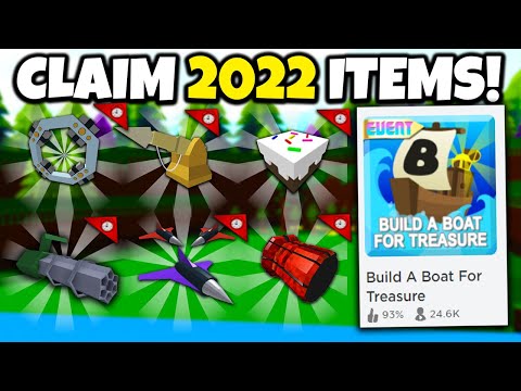 CLAIM RARE ITEMS!! (2023) | Build a boat for Treasure ROBLOX