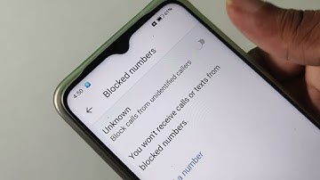 Realme phone Blacklist settings | how to add and remove number from blacklist