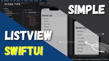 Make Simple List View using SwiftUI 2022