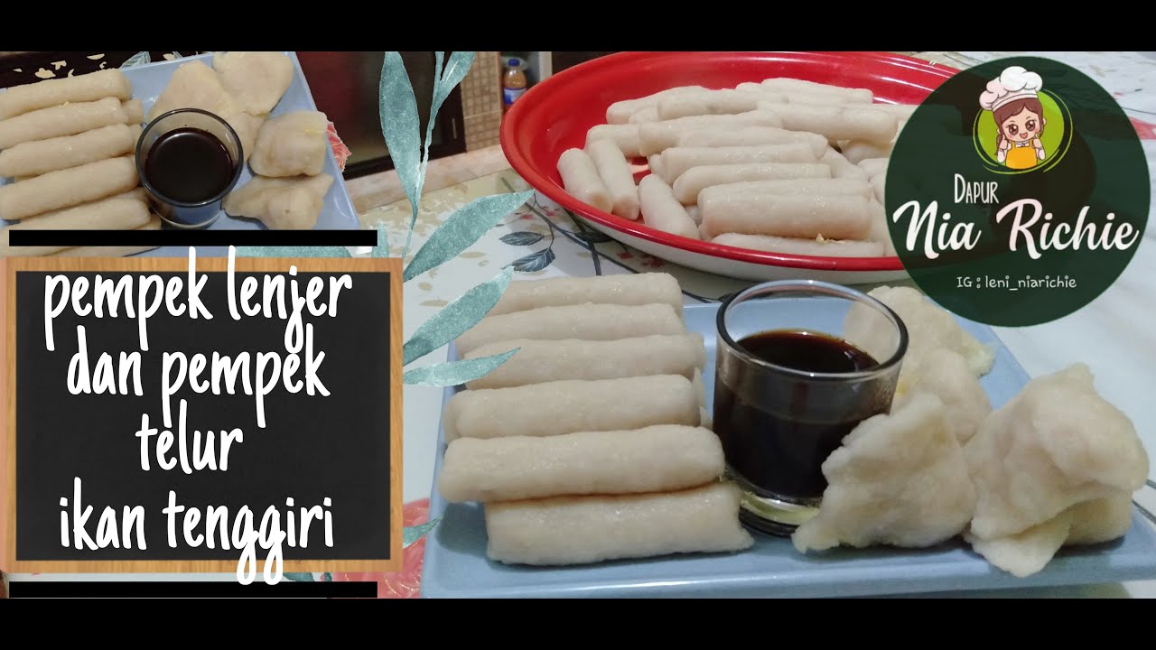 Cara membuat pempek lenjer 