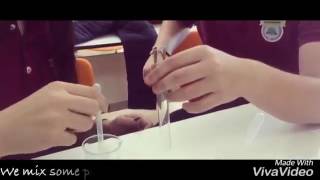 ICHB Filtering water through banana peels