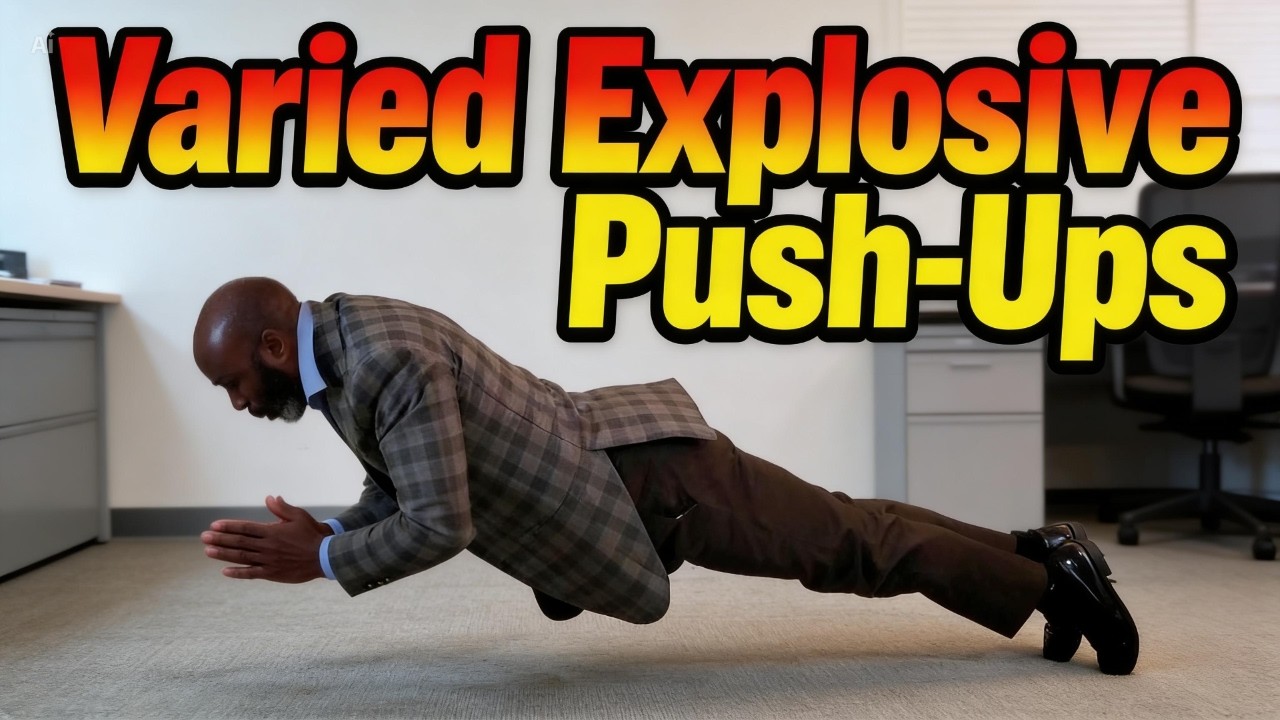6 Push-Up Variations for Explosive Strength (No Gym Needed) | Fitness In A Suit