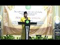 Sambutan kepala desa pacanggaan h saiful islam  haflah keiii md ulul albab assayadi