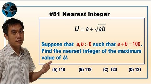 521 Math #81: Nearest integer (using three different approaches)