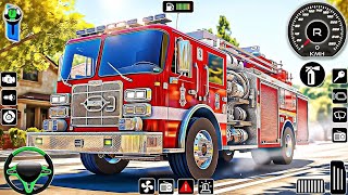 Fire Truck City Rescue Simulator - 911 US Emergency Fire Truck Driving 3D - Android Gameplay  screenshot 3