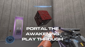 Full walkthrough of Portal The Awakening (SPOILERS) (forge custom game puzzle map) - Halo Infinite