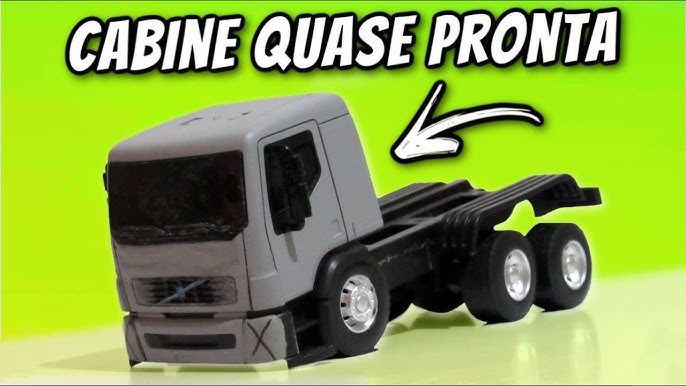 Como rebaixar a miniatura de caminhão Volvo VM - Charmosa Miniaturas 