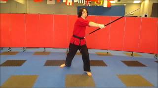 Bo form 2- Intermediate Bo Staff Kata