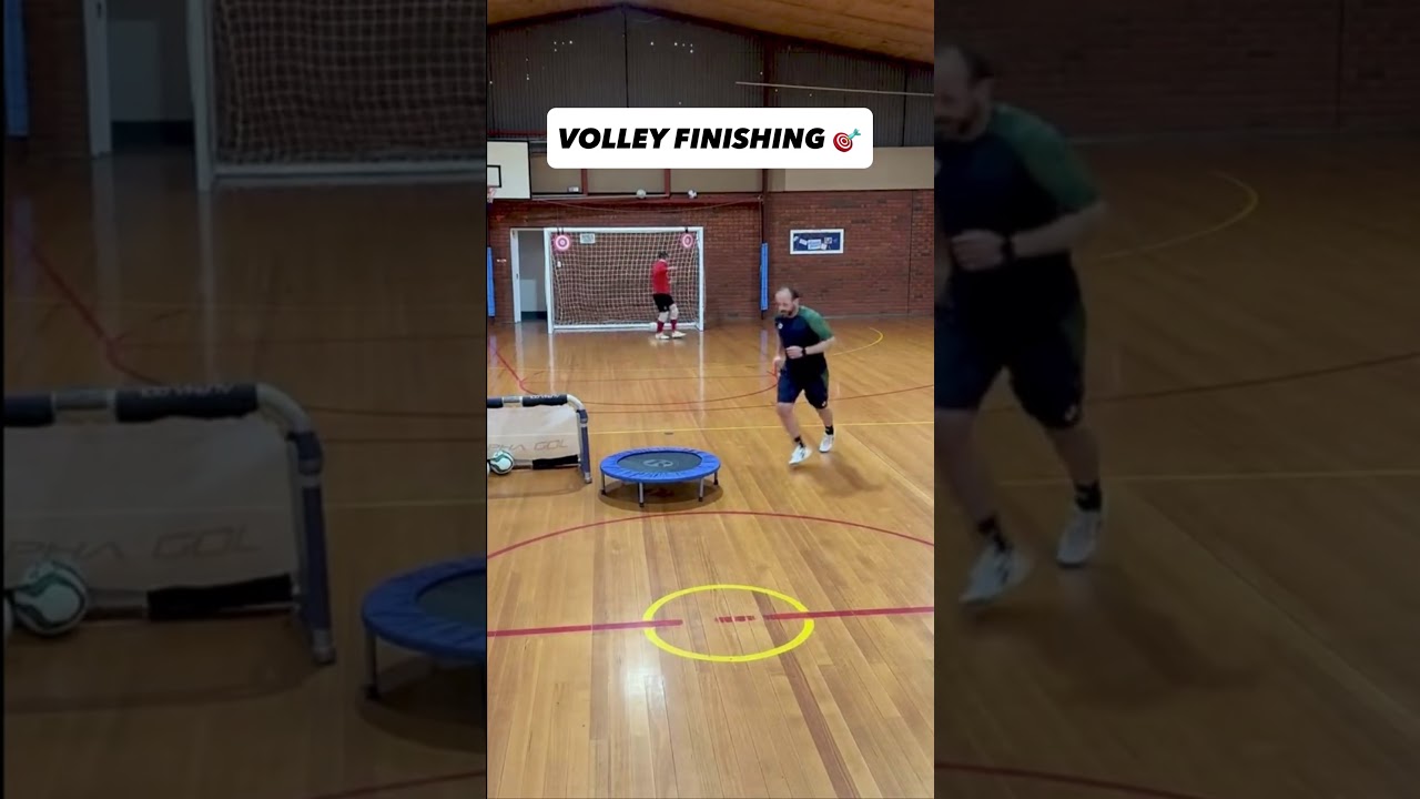 Futsal Volley Shooting Drill 🔥 Improve Your Finishing Technique