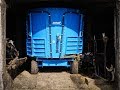 Euromilk Wóz paszowy  RINO FX800-  pokaz podczas pracy na gospodarstwie u Pana Marka