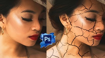 😱MOST REALISTIC Cracked Face Effect in Photoshop cs6 2025