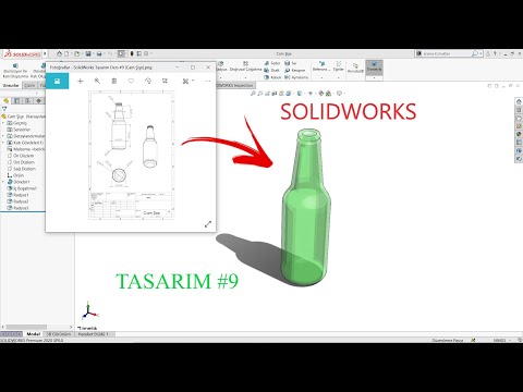 SolidWorks Tasarım Ders #9 (Cam Şişe)