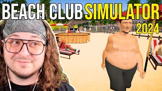 OPENING MY OWN BEACH CLUB RESORT! (Beach Club Simulator 2024)