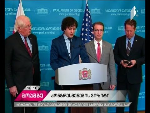 ამერიკელი კონგრესმენები საქართველოში შეხვედრებს მართავენ