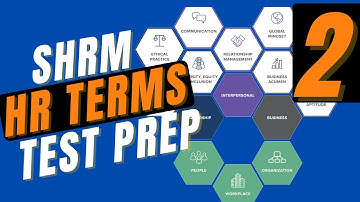 SHRM - HR Terms Explained - SHRM CP & SCP - Part 2