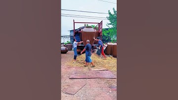 Coordinating Teamwork: Loading Giant Clay Jars onto a Truck”