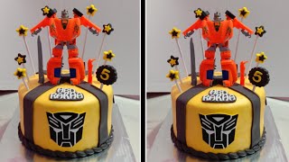 Transformer Cake...cover Ercream Steam Dekor Fondan