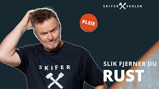 Fjerne Rustflekk På Skifer Minera Skiferskolen