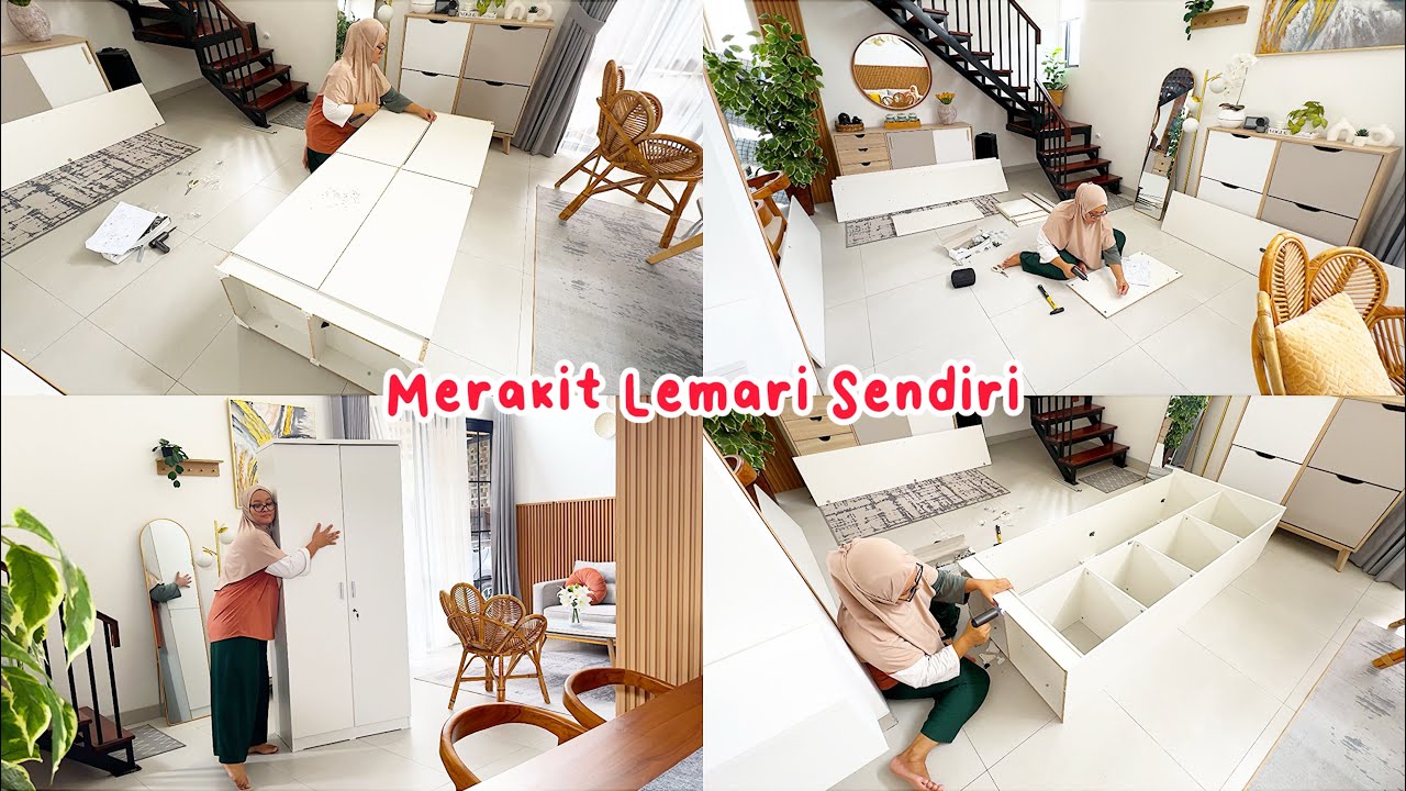 Ibu Rumah Tangga Yang Suka Nukang, Temenin Aku Rakit Lemari Yuk!