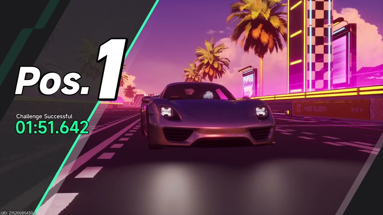 NTE] Sunset Neon (Online Race) | Porsche 918 Spyder - 1:51:642