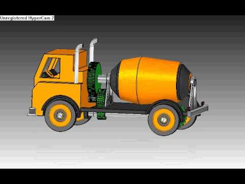 Cement truck Solid Edge ST3