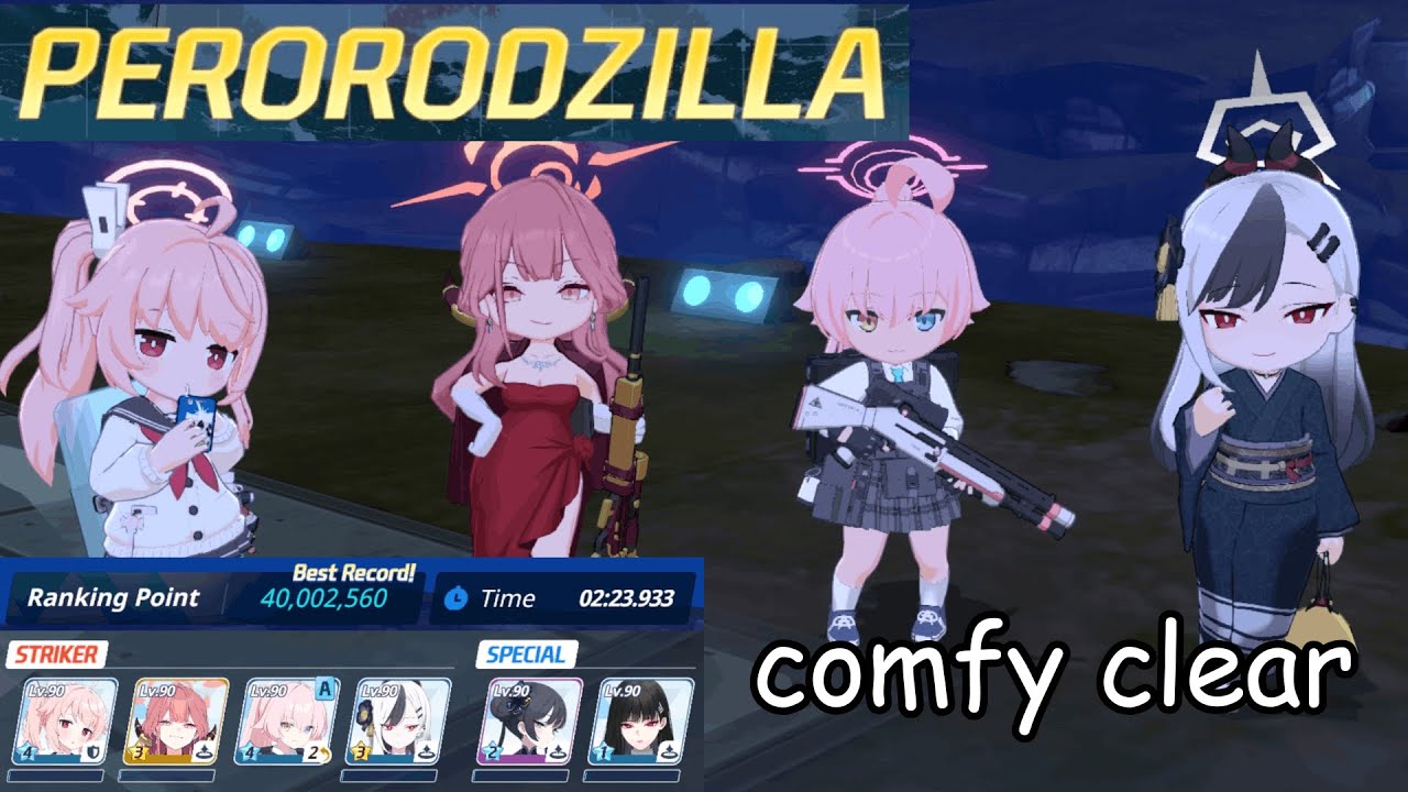 Blue Archive - Bricked Sensei beats Perorodzilla Torment