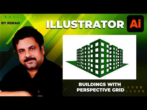CREATE BUILDINGS WITH PERSPECTIVE GRID TOOL IN ADOBE ILLUSTRATOR