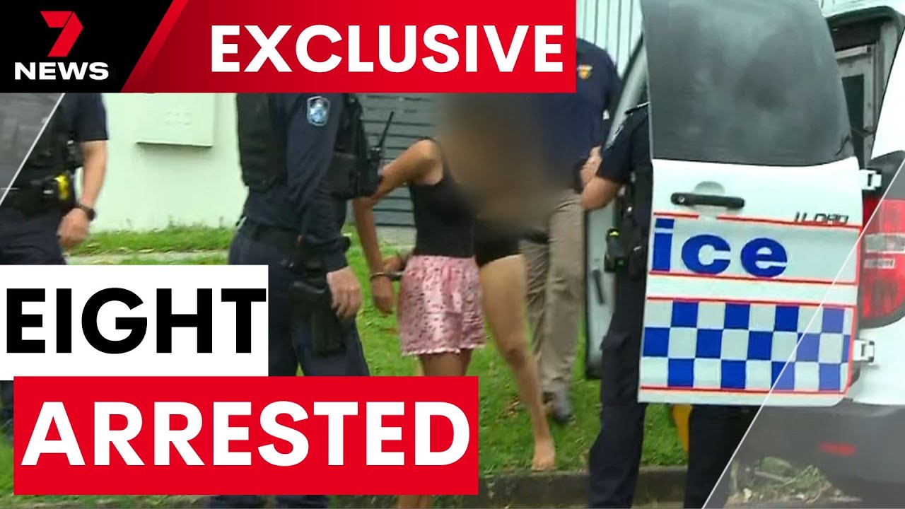Eight teenagers arrested after six hour stolen car chase | 7NEWS - YouTube