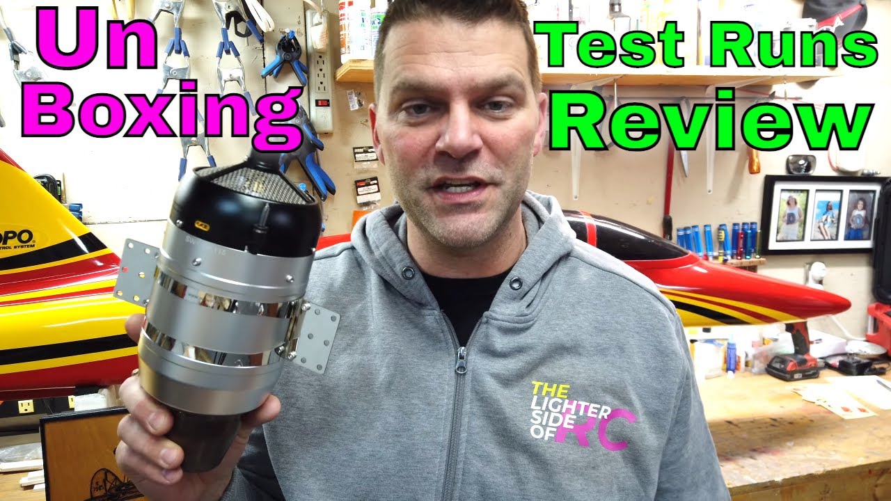 RC TURBINE ENGINE - SWIWIN SW170B - Unboxing, Test Runs and Review ...
