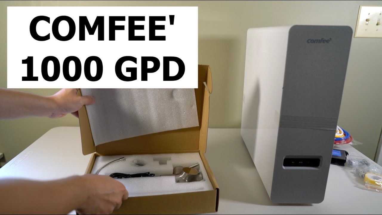 COMFEE' 1000 GPD Tankless RO System Unboxing