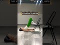 Chair Handstand for Flat Belly &amp; Strong Legs 🔥 #HomeWorkout #PostpartumRecovery #Fitness