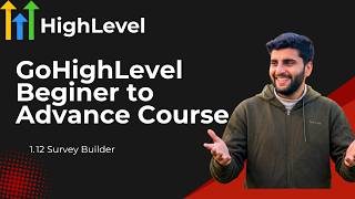 GHL Survey Builder Tutorial: Conditional Logic & Lead Qualification