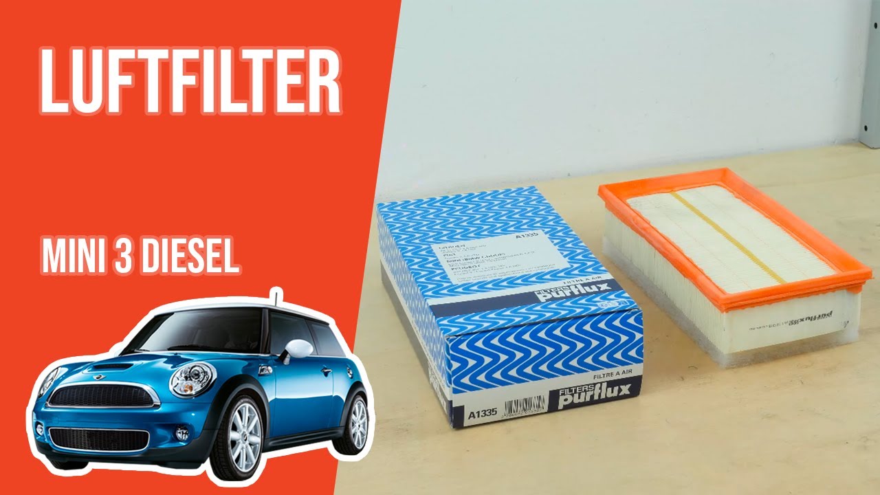 Wie Mini 3 One D Luftfilter wechseln 💨 - YouTube