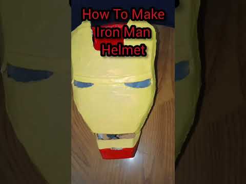 How to make Iron Man Helmet.//😀😀🤩😍🤟🤟👍🏻👍🏻👍🏻❤️💓💕