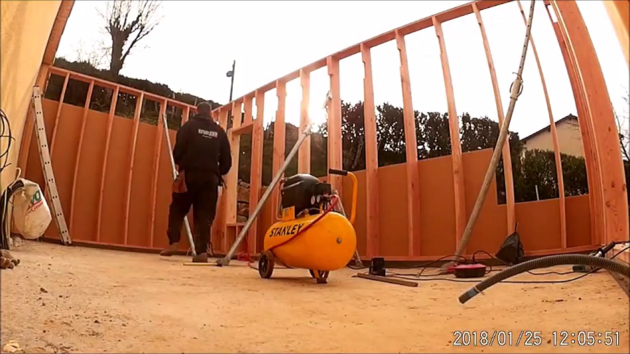 Ossature bois / Extension salon Loire