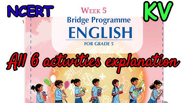 Class 5 English NCERT bridge course 2025 #seenuprt #bridgecourse #class5English