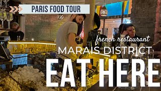 Paris Restaurant TOUR - EAT HERE, Popular Marais District : Mary Celeste Restaurant and Bar