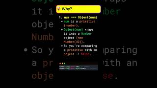 Primitive vs Object: Why Object(42) !== 42