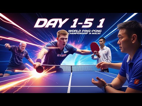 🔥 Чемпионат мира по пинг-понгу в Макао! Закулисье, разминка, интервью! 🏓 24 января 2025 г.