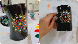 Easy Dot Mandala Mug With Acrylic Paints Step By Step Mug Ideas