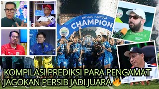 🔥KOMPILASI RAMALAN JUARA DARI PARA PENGAMAT ❗JADI KENYATAAN ATAU OMONG KOSONG ❓ #persib #liga1 
