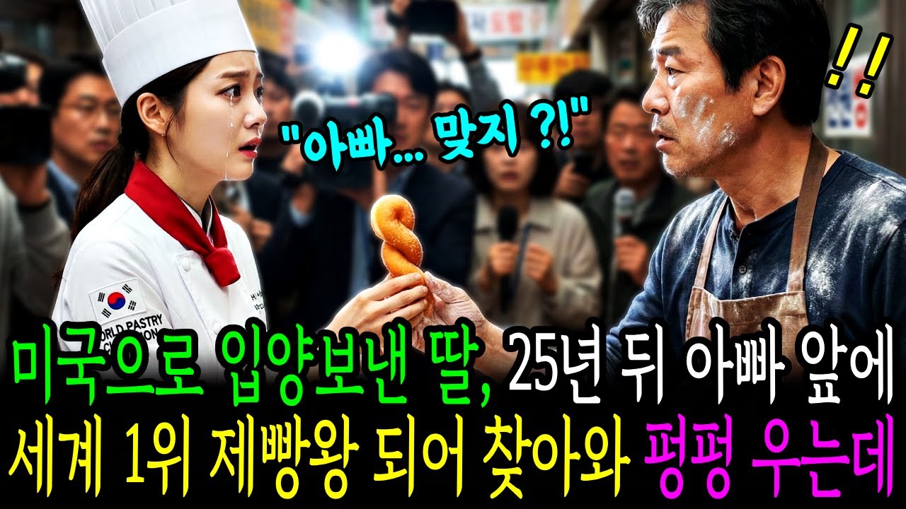 미국으로 입양 보낸 딸, 25년 뒤 세계 1위 제빵왕이 되어 아빠 앞에 나타나 펑펑 우는데│노후사연│감동사연│사연라디오
