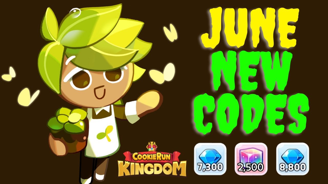 June New* Cookie Run Kingdom June Codes 2022 Cookie Run Kingdom