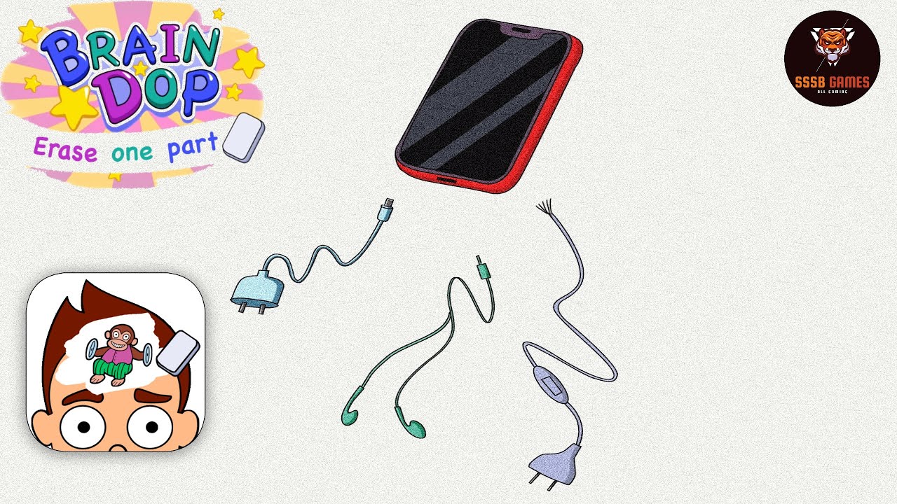Brain Dop Erase One Part: Charge Smartphone Gameplay Walkthrough 